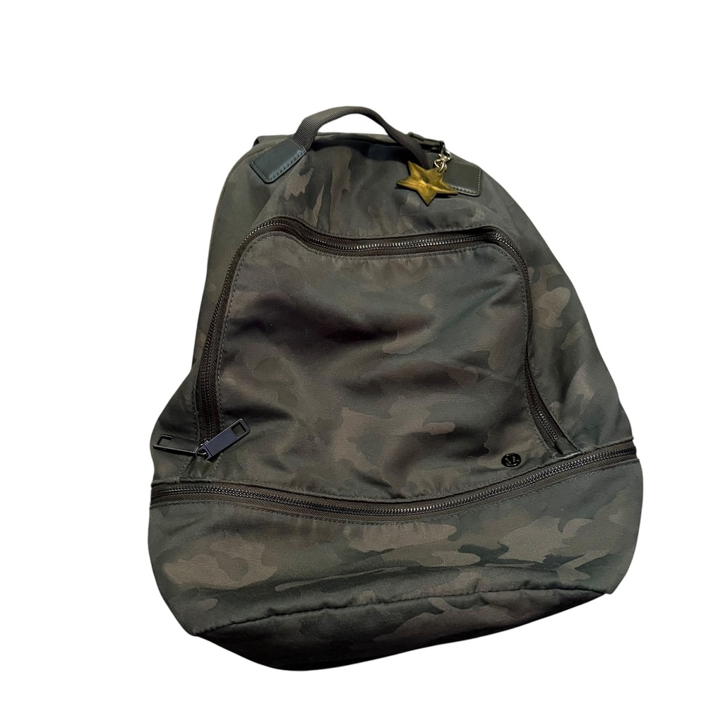 Lululemon City Adventurer Backpack Camo Green 17L Laptop Bag